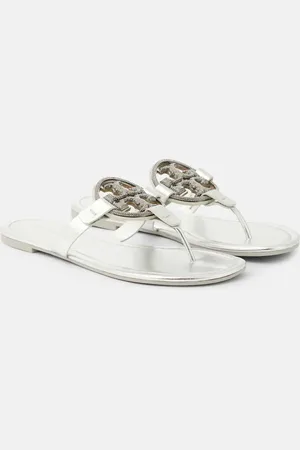 Tory Burch Miller crystal-embellished thong sandals