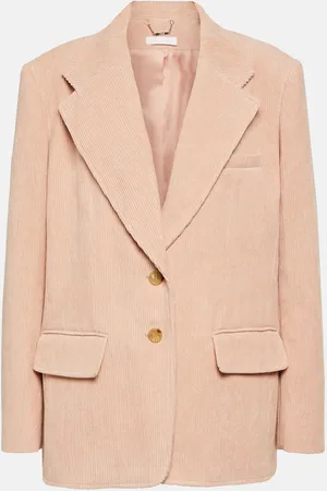 Chloé Single-breasted cotton corduroy blazer