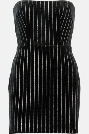 ALEX PERRY Embellished strapless minidress