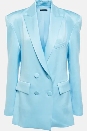 ALEX PERRY Wells crÃªpe satin blazer