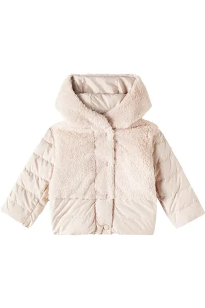 Moncler Baby faux fur down jacket