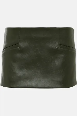 AYA MUSE Edona faux leather miniskirt