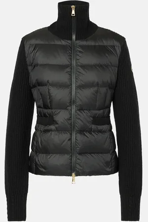 Moncler Down-paneled wool jacket