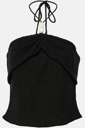 MAGDA BUTRYM Halterneck crop top