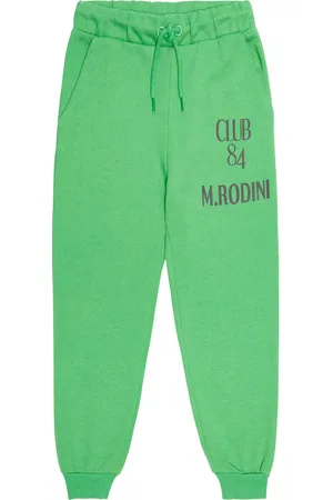 Mini Rodini Logo cotton sweatpants