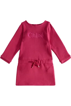 Chloé Baby logo cotton jersey dress