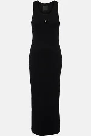 Givenchy Ribbed-knit cotton jersey maxi dress