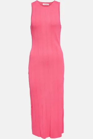 Frame Ribbed-knit midi dress