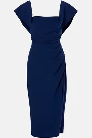 Carolina Herrera Draped midi dress