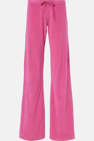 Balenciaga Low-rise terry track pants