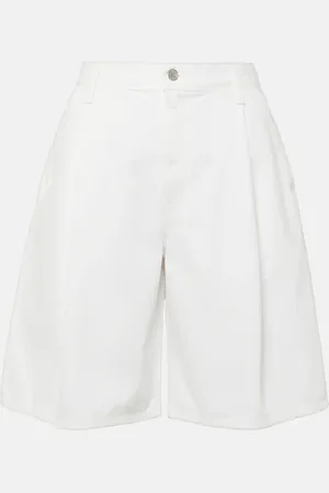 AGOLDE Ellis mid-rise denim Bermuda shorts