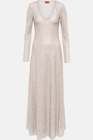 Missoni Metallic knit maxi dress