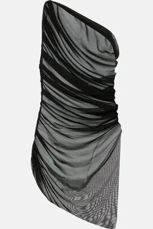 Norma Kamali Diana Miro sheer mesh minidress