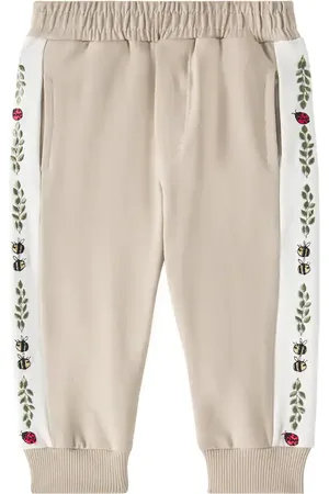 MONNALISA Baby cotton-blend jersey sweatpants