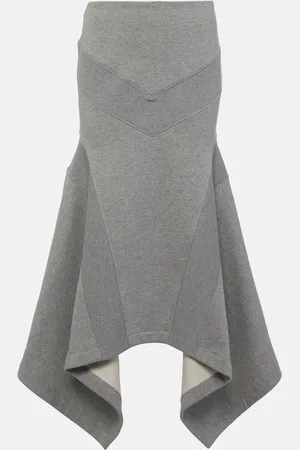 The Attico Cotton midi skirt