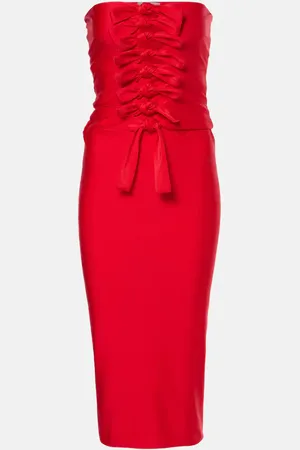 COPERNI Gala tie-front jersey midi dress