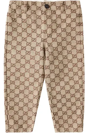 Gucci Baby GG canvas cotton-blend pants