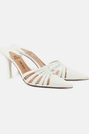 PARIS TEXAS Nadia 85 cutout leather mules