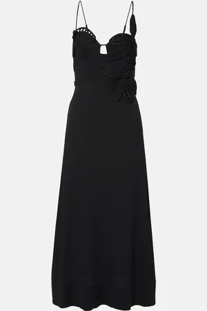 Farm Rio Lace-trimmed maxi dress