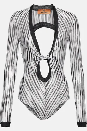 Missoni Space-dyed cutout bodysuit