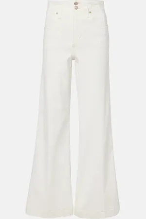Frame The Seamed Wide high-rise pants