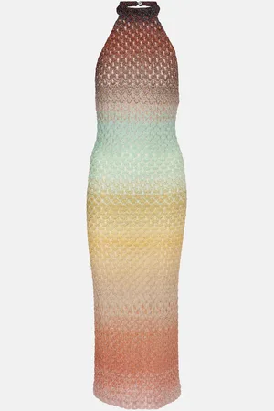Missoni Dyed halterneck midi dress