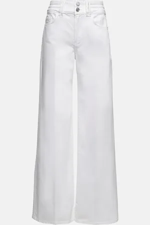 Frame High-rise wide-leg pants