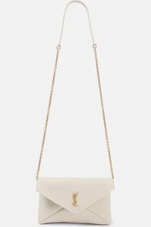 Saint Laurent Cassandre leather clutch
