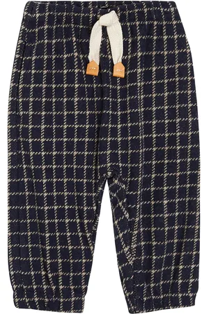 1+ IN THE FAMILY Baby Moritz checked sweatpants
