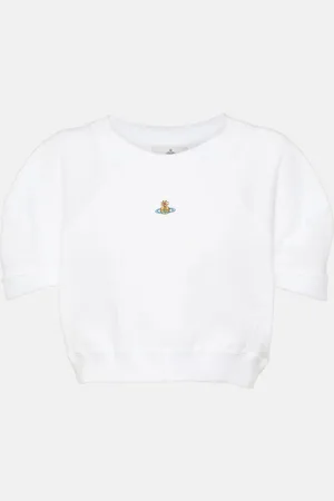 Vivienne Westwood Orb cropped cotton jersey T-shirt
