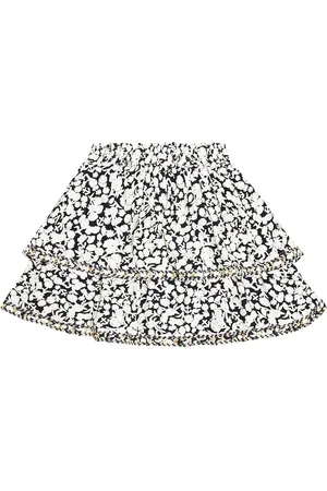 Scotch&Soda Floral tiered skirt