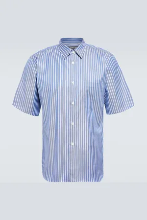 Comme des Garçons Striped cotton shirt