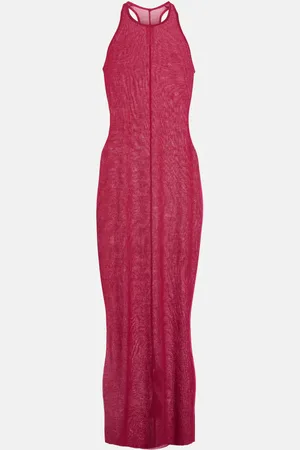 Rick Owens Printed sheer midi dress