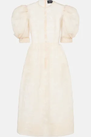 Simone Rocha Embroidered midi dress
