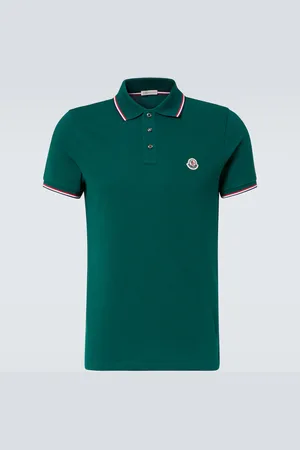Moncler Logo cotton piquÃ© polo shirt