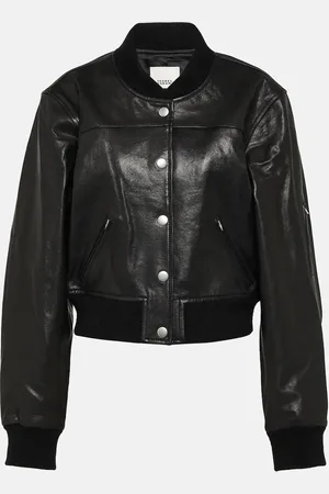 Isabel Marant Adriel leather bomber jacket