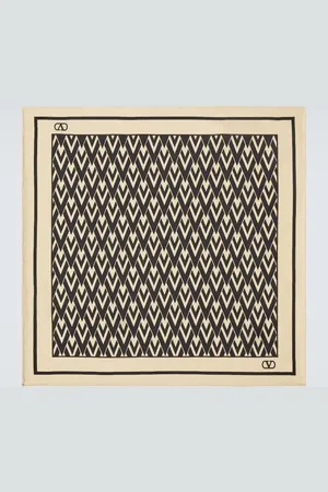 VALENTINO GARAVANI Toute La V silk scarf