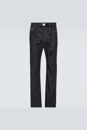 SACAI High-rise straight jeans
