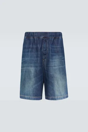 VALENTINO Denim chambray Bermuda shorts