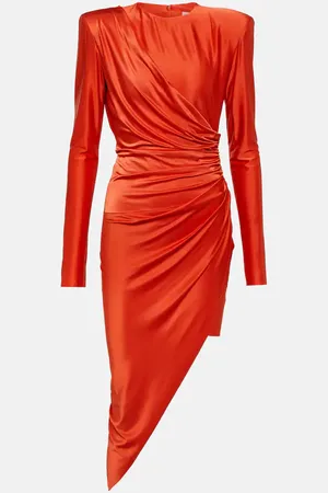 ALEXANDRE VAUTHIER Draped midi dress
