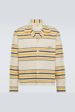 BODE Namesake striped cotton shirt