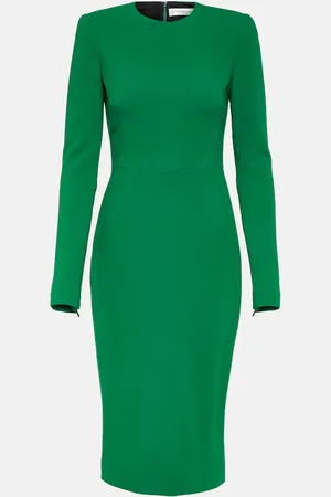 Victoria Beckham Wool-blend midi dress