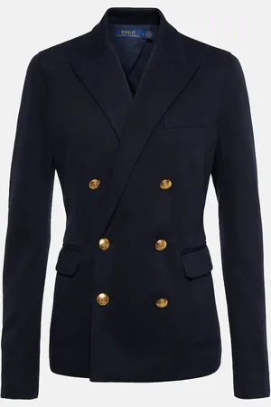 Ralph Lauren Knit double-breasted blazer