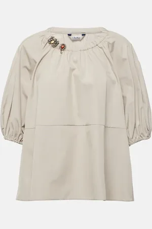Max Mara Cotton poplin top