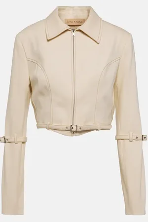 AYA MUSE Tuxis cropped denim jacket