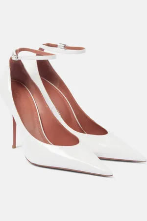 Amina Muaddi Anok 105 patent leather pumps