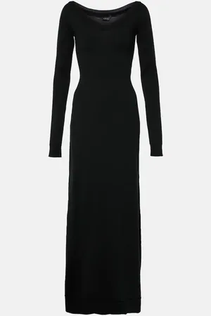 Balenciaga Wool-blend maxi dress