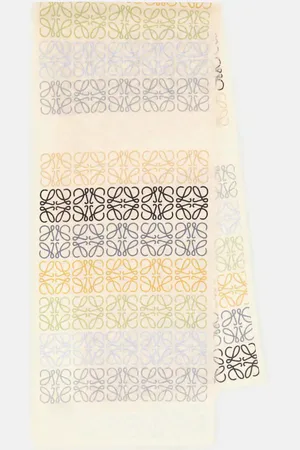 Loewe Anagram wool, silk and cashmere scarf