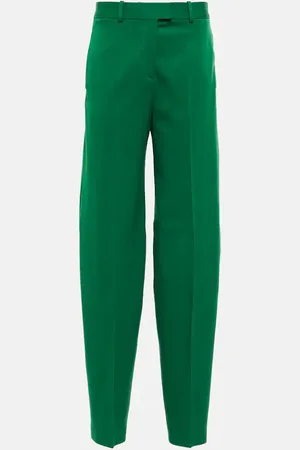 The Attico Wide-leg wool-blend pants