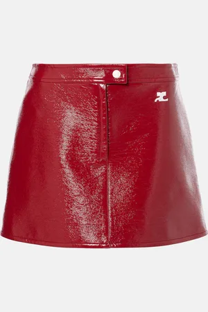 Courrèges Reedition vinyl miniskirt